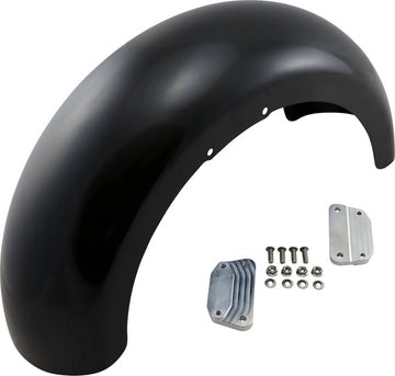 Harley Davidson Dyna [KLOCK WERKS] - Parafango anteriore serie Hugger con blocchi di montaggio per Softail/Dyna