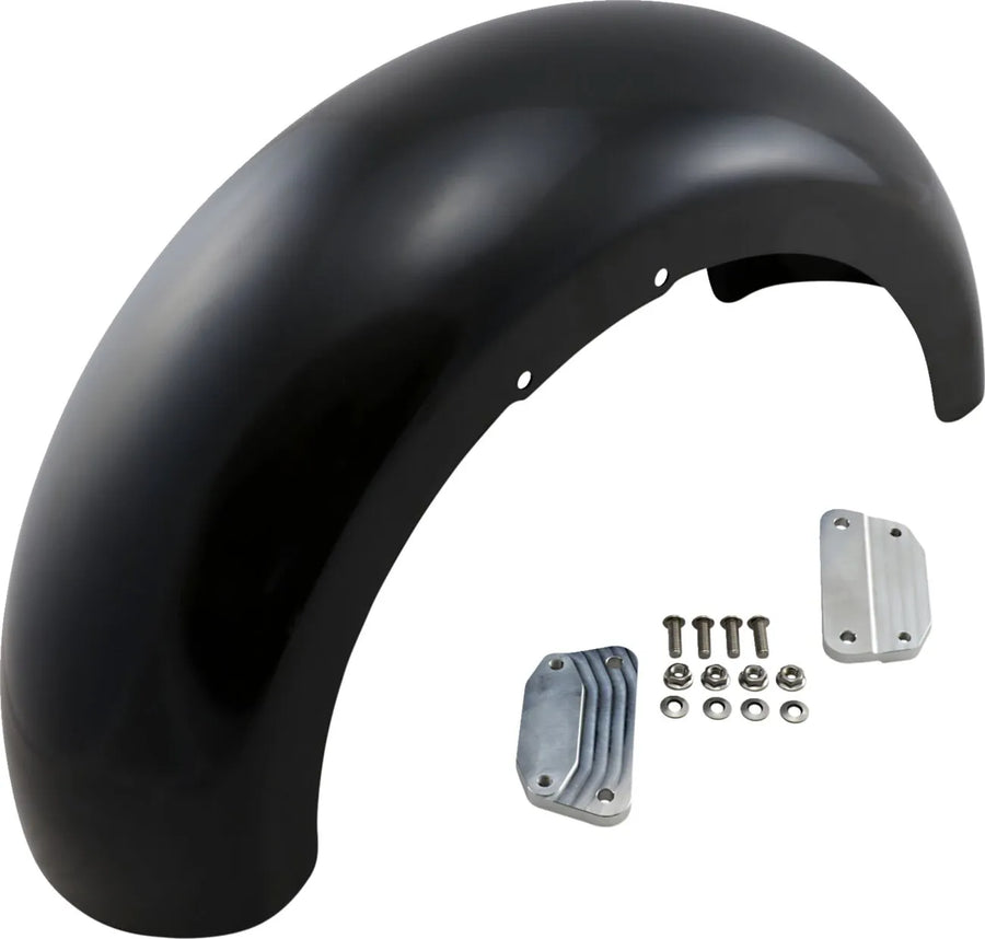 Harley Davidson Dyna [KLOCK WERKS] - Parafango anteriore serie Hugger con blocchi di montaggio per Softail/Dyna