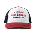 BMW R nineT 1200 Roadster [2014-2023] - Vintage Unitgarage Trucker Hut weiß/rot