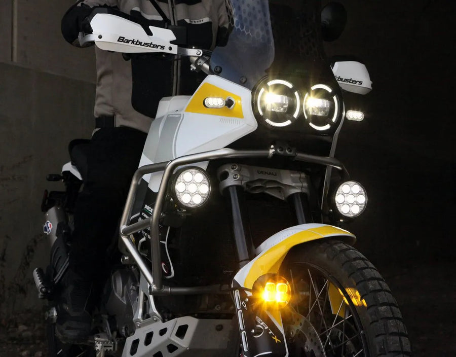 Ducati DesertX [Denali]-Posizione a velo Luce Porta