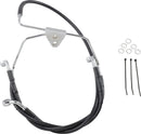 harley davidson flhtc [DRAG SPECIALTIES] - Stainless steel brake line kit-1