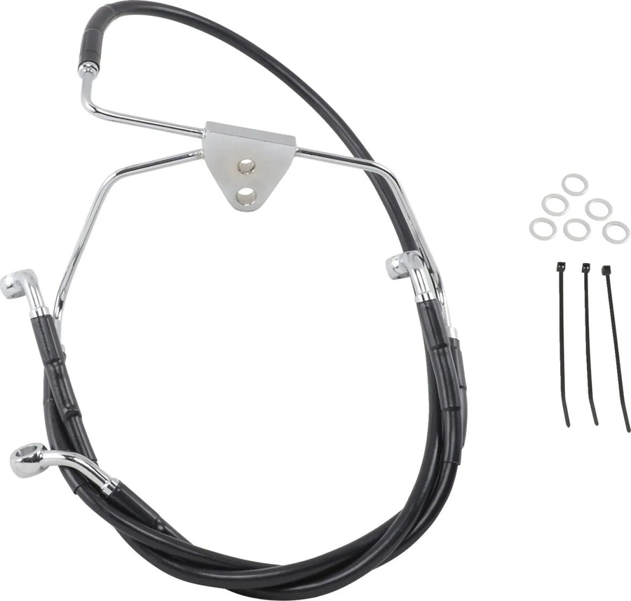 harley davidson flhtc [DRAG SPECIALTIES] - Stainless steel brake line kit