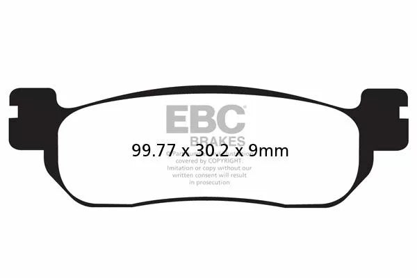 Yamaha TT 600 E [EBC] - plaquettes de frein à fusion Sport Karbon Sport