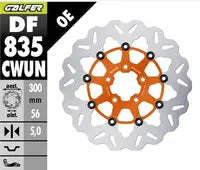 Harley-Davidson XL 1200 T Super Low [2015-2016] - Disque de frein Wave® - surface : orange, argent - photo 9