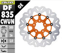 Harley-Davidson XL 883 R Roadster [2015] - Disque de frein Floating Wave - Surface : Orange, Argent, Acier inoxydable - Image 2