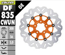 Harley-Davidson XL 1200 C Sportster Custom [2020] - Floating wave brake disc - Surface: orange, silver, stainless steel - Image 1