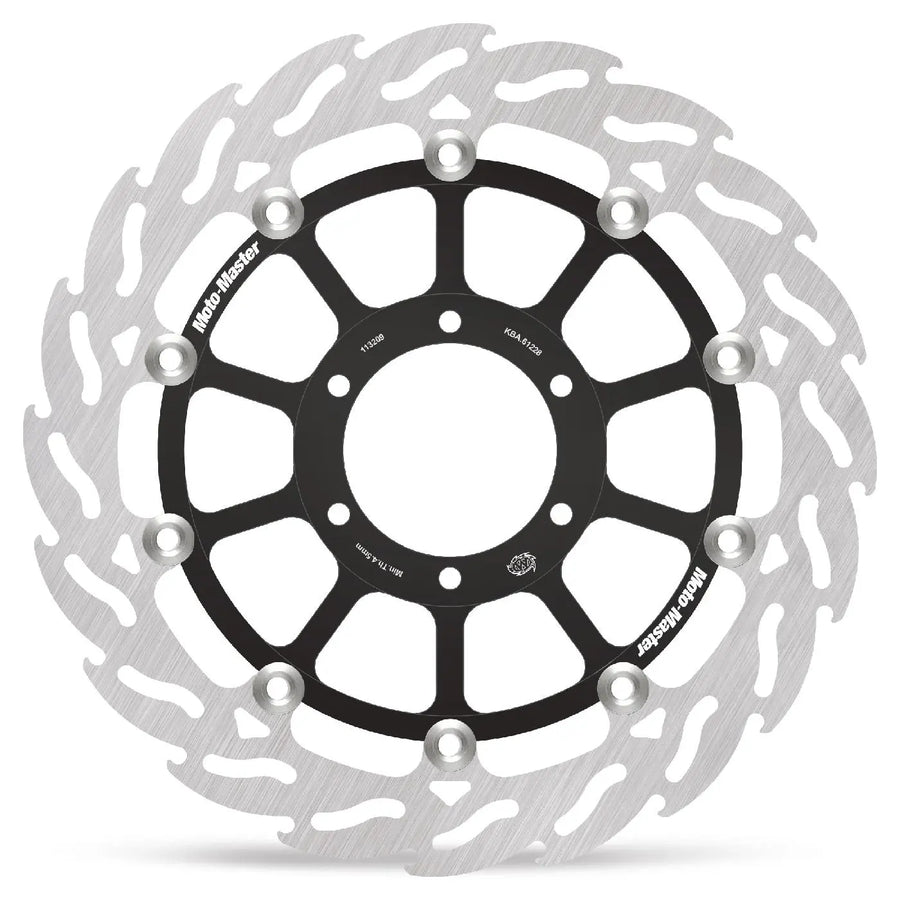 Bmw M 1000 R ABS [2025, 2025-2026] - Disque de frein flottant FLAME en aluminium - surface : noir, argent - réf. 113209 – Image 1
