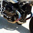 BMW R nineT 1200 Roadster [2014-2023] - Abgaskrümmer ohne Katalysator in Titan mit sichtbarer Schweißung (EURO 3, EURO 4)