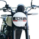 BMW R nineT 1200 Roadster [2014-2023] - Scheinwerferabdeckung aus Leder mit Logo