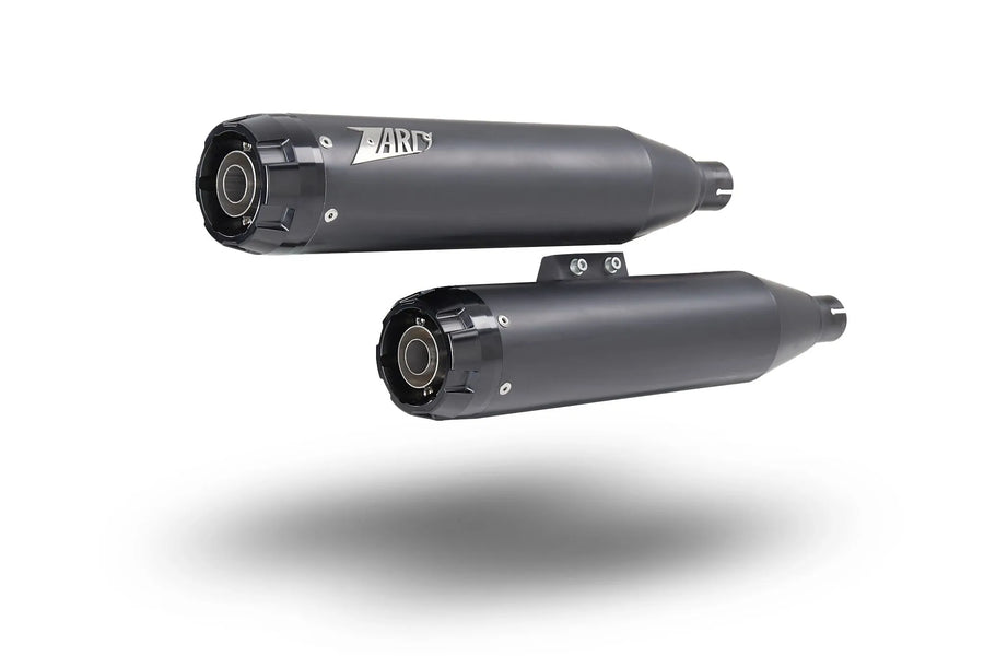 harley-davidson street bob [ZARD] – Overlapped Slip-Ons Schalldämpfer für HD-SOFTAIL M8