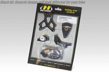 Bmw R 1200 RS, R 1250 R +6 [HYPERPRO] - Steering damper mounting kit, black (MK-BM12-O005-B)