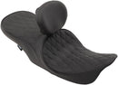 Harley Davidson FLHRI [DRAG SPECIALTIES] - Sedile Touring in pelle 2 posti con posizione anteriore e basso profilo-3