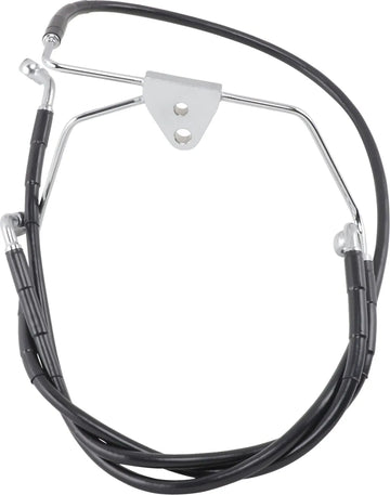 Harley Davidson Flhtc [DRAG SPECIALTIES] - Kit de conduite de frein en vinyle noir étendu
