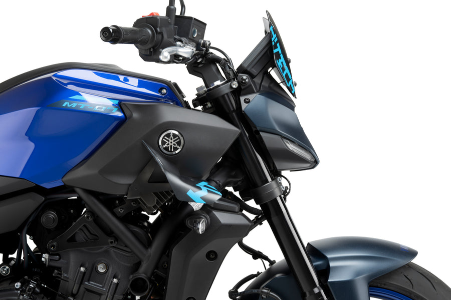 YAMAHA MT-07 Y-AMT [2025] – D12 Spoiler – Mattschwarz