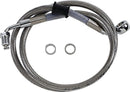 harley davidson flde [DRAG SPECIALTIES] - Extended stainless steel brake line-1