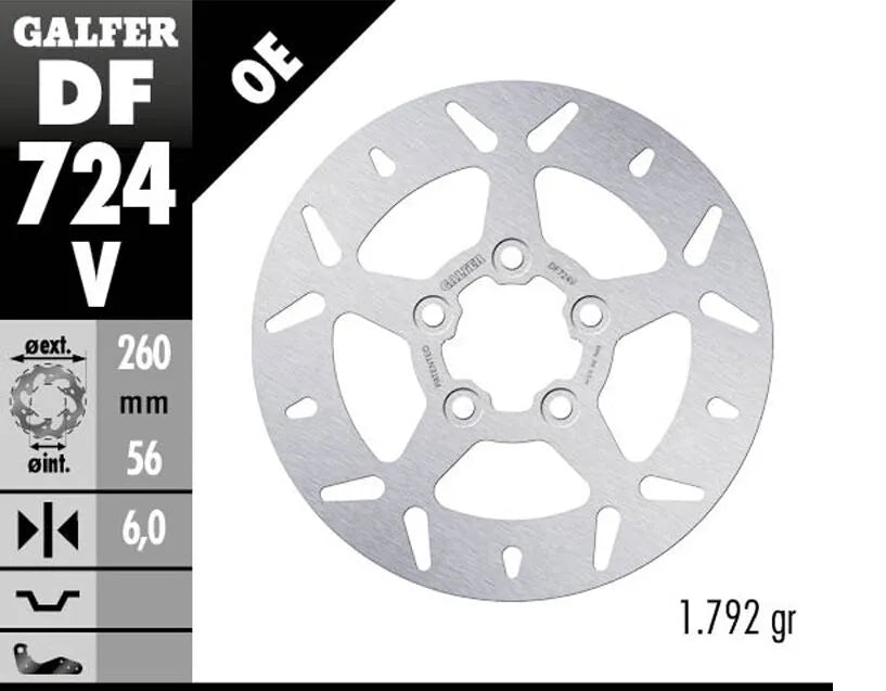 Harley-Davidson Xg 750 Street [2019-2020, 2017] - Disque de frein rond fixe - photo 2