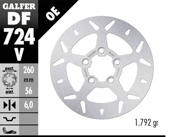 Harley-Davidson Xg 750 Street [2019-2020, 2017] - Disque de frein rond fixe - photo 4
