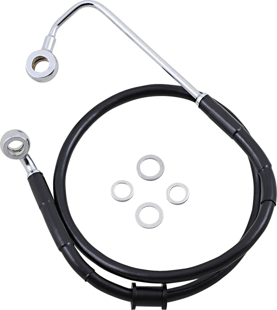 harley davidson fxsb [DRAG SPECIALTIES] - Kit tubi freno in acciaio inossidabile