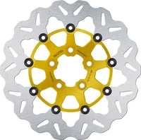 Harley-Davidson XL 883 R Roadster [2010-2013, 2014-2015] - disque de frein ondulé flottant - surface : orange, argent, acier inoxydable - photo 8