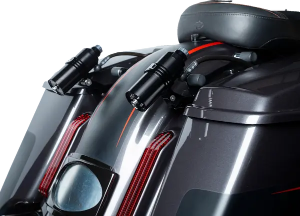 Harley-Davidson FLHXSE 1977 Street Glide CVO 121 [2024-2025] - REVO ARC Billet Remote Reservoir Outer Mounts - Image 5
