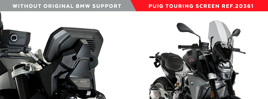 BMW F 900 R [2024] - Pare-brise Touring nouvelle génération - fortement teinté