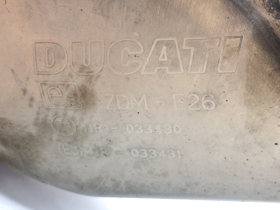 Ducati Multistrada 1200 S Touring [2009] - Collettore di scarico silenziatore di scarico posteriore