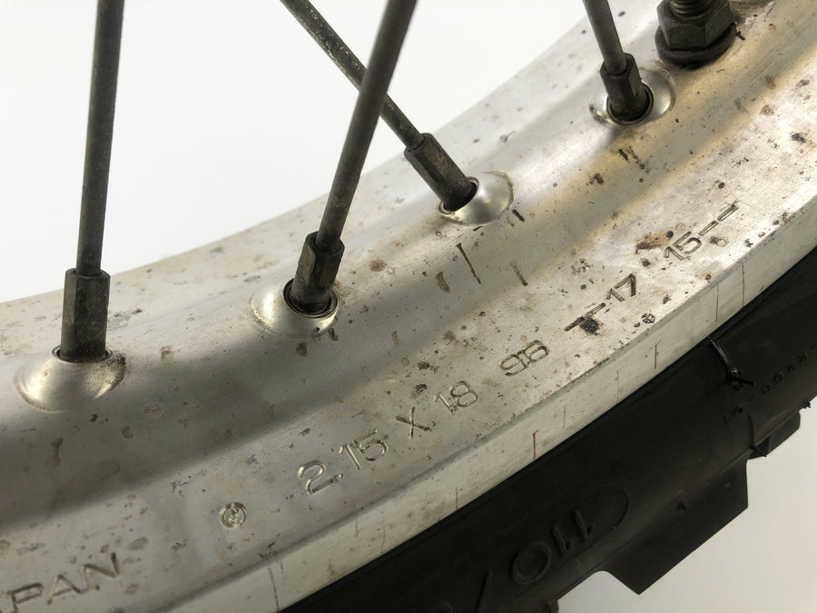 Yamaha XT 350 3YT / 55V [1990] - Hinterrad Rad Felge hinten mit Kettenrad