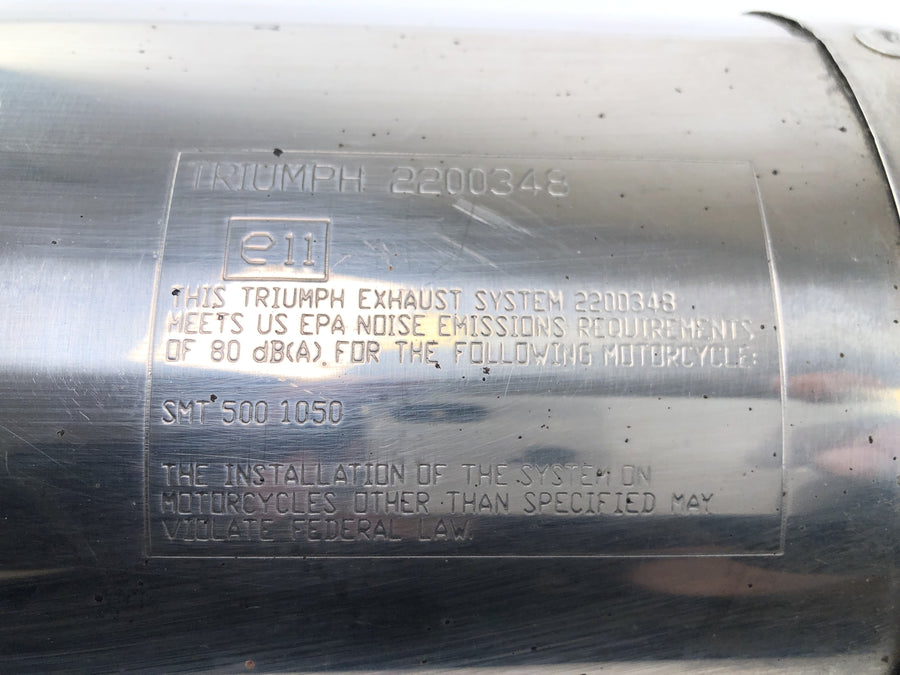 Triumph Speed Triple 1050 515NJ [2007] - Exhaust silencer rear silencer right