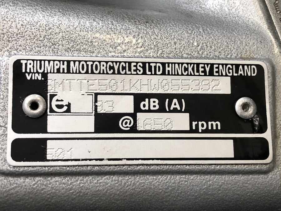 Triumph Speed ​​Triple T509 [1998] - Telaio con documenti