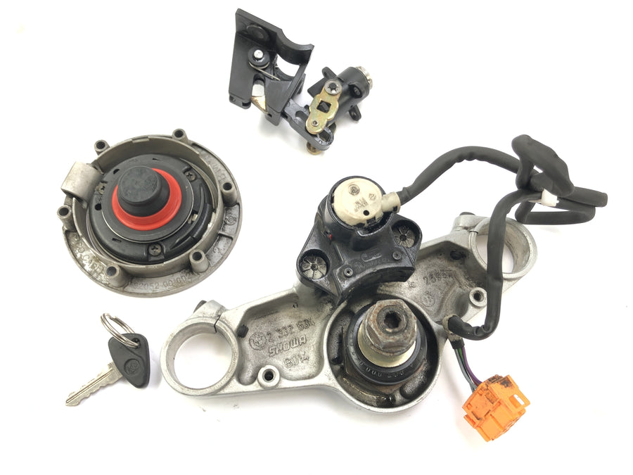 BMW R 1100 S R11S [2005] - Kit de serrures avec té de fourche supérieur 40 mm serrure de contact serrure de réservoir