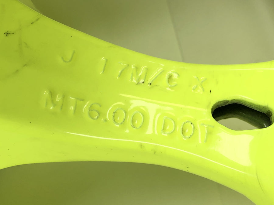 Suzuki GSX R 1000 WVB6 K6 [2006] - Hinterrad Rad Felge neon gelb 6.00 x 17"
