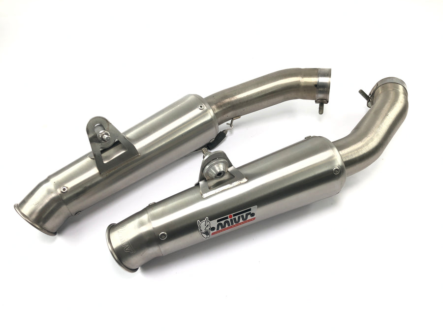 Moto Guzzi V11 Sport [1999] - Silencer stainless steel rear silencer exhaust mufflers MIVV