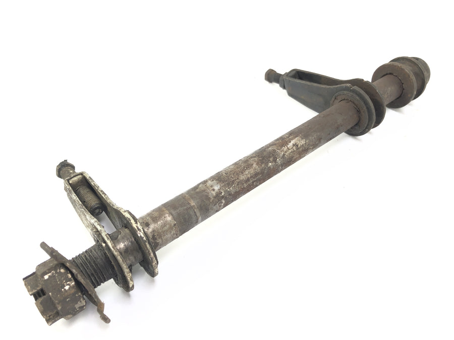 Yamaha XT 500 1U6 [1981] - Rear axle with chain tensioner