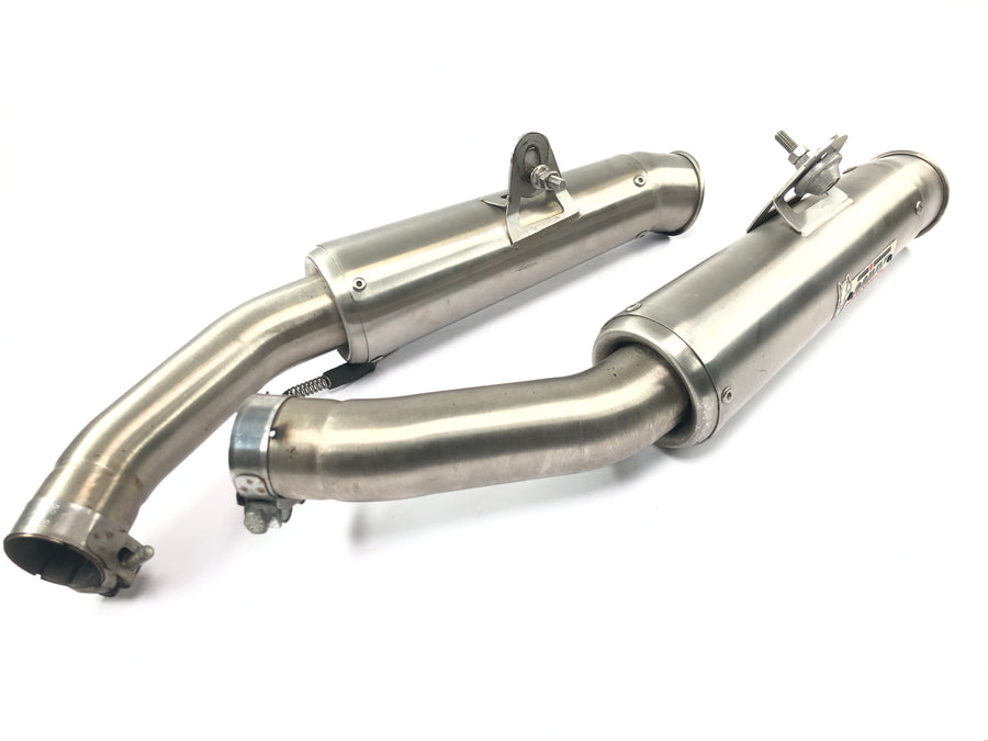 Moto Guzzi V11 Sport [1999] - Silencer stainless steel rear silencer exhaust mufflers MIVV