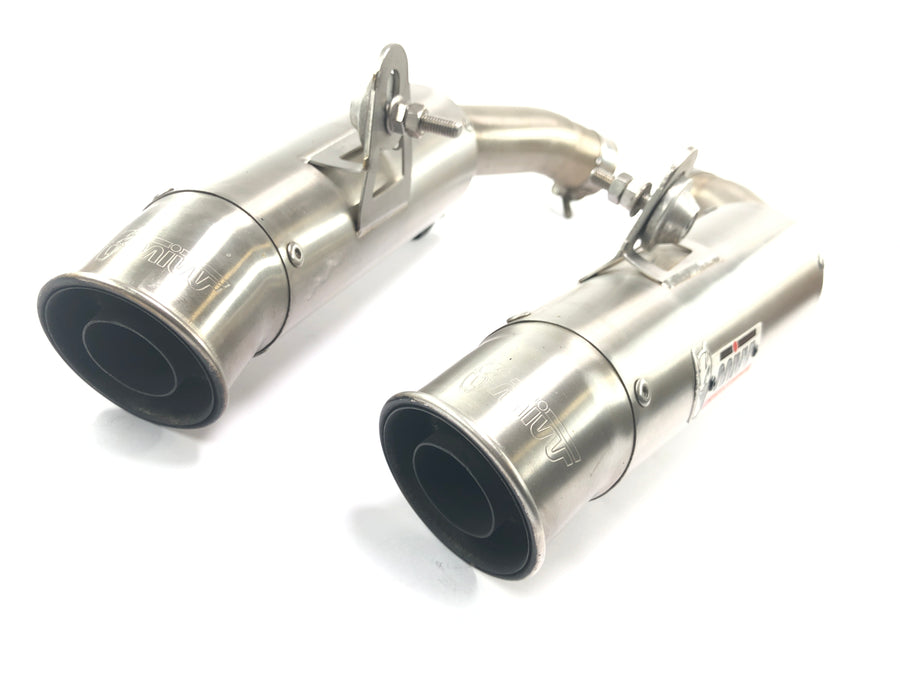 Moto Guzzi V11 Sport [1999] - Silencer stainless steel rear silencer exhaust mufflers MIVV