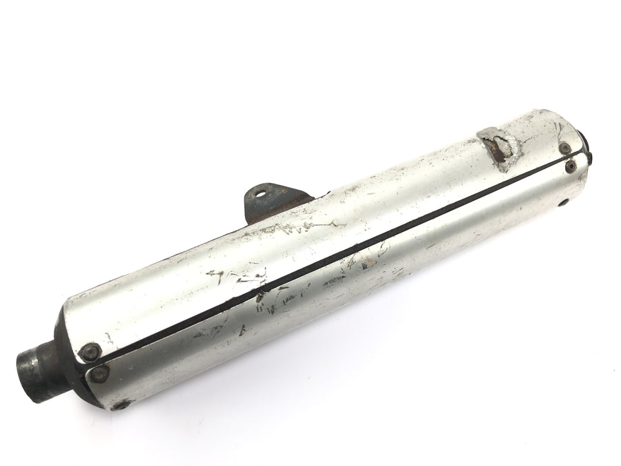 Suzuki RG 250 Gamma GJ21D [1987] - Silencer left exhaust rear silencer with scratch