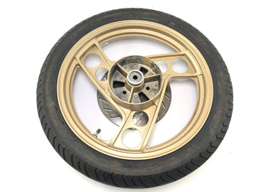 Yamaha RD 350 YPVS 31K [1984] - Rear wheel rim gold with brake disc - 0