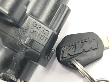 KTM RC 125 [2016] - Kit de serrures, serrure d'allumage, bouchon de réservoir, unité de commande ECU avec jeu de clés à carte à code - 0