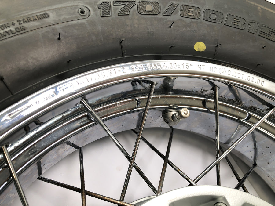 BMW R 850 C 259C [1999] - Cerchio ruota posteriore a raggi 4.00x15 pollici