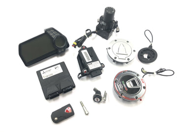 Ducati Multistrada 1200 S Touring [2009] - Kit de serrures, antidémarrage, antidémarrage, ECU, capteur de compteur de vitesse