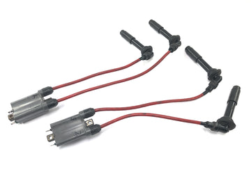 Kawasaki ZXR 400 ZX400L [1992] - Ignition coil set ignition coil ignition cable spark plug cap - 0