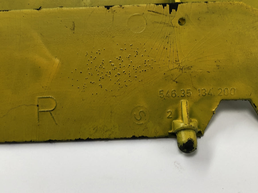 Sachs ZX 125 [1998] - Pannello del condotto dell'aria della griglia del radiatore giallo