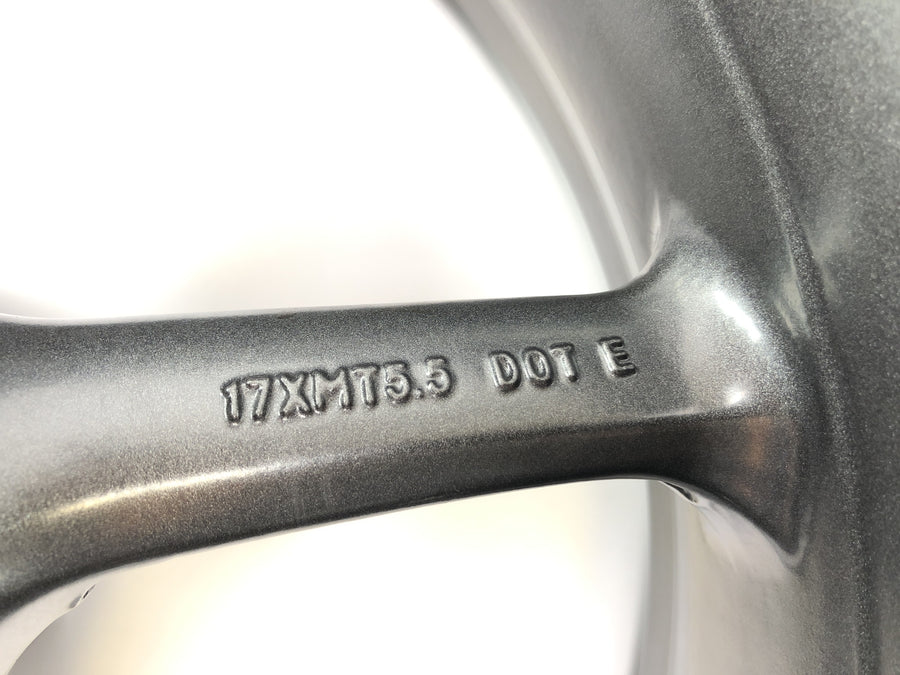 Triumph Street Triple R 675 D67LD [2010] - Hinterrad Rim Wheel Rad Tires 5.5x17 "