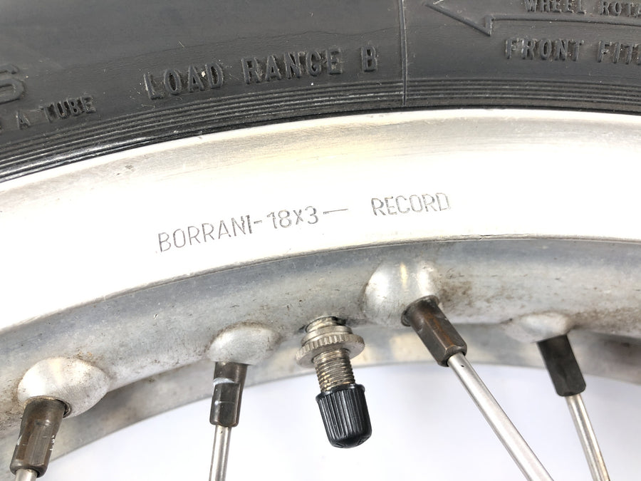 Moto Guzzi V7 Special [1971] - Rear wheel rim spoke wheel Borrani 18x3