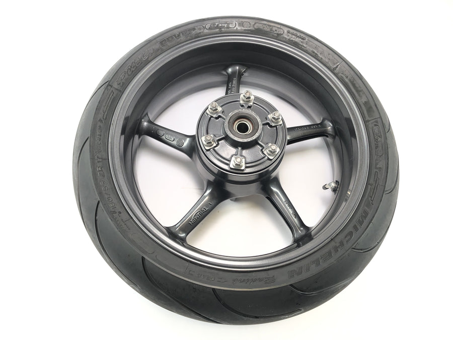 Triumph Street Triple R 675 D67LD [2010] - Hinterrad Rim Wheel Rad Tires 5.5x17 "