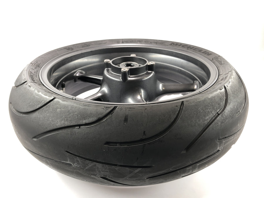 Triumph Street Triple R 675 D67LD [2010] - Hinterrad Rim Wheel Rad Tires 5.5x17 "