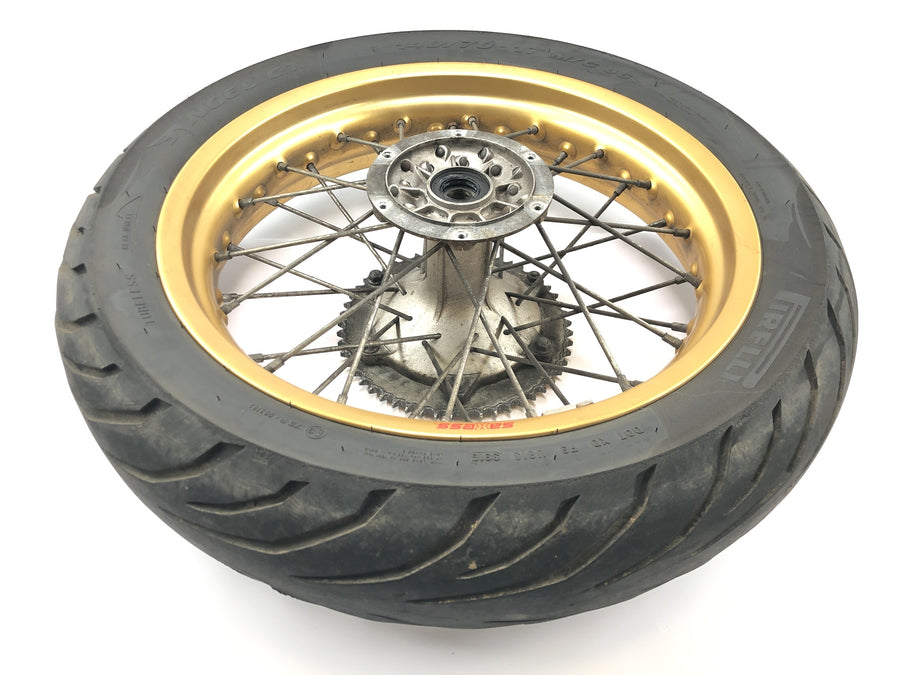 Yamaha WR 125 X DE07 [2010] - Rear wheel rim spoke wheel 3.50 x 17"