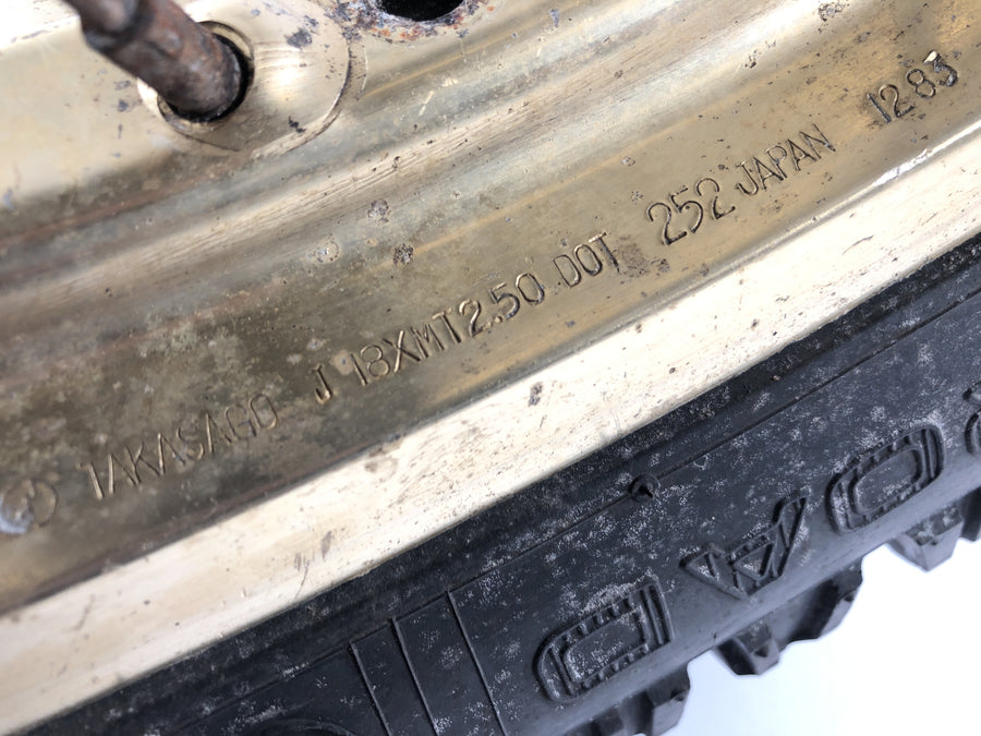Yamaha XT 600 Zenere 34L [1985] - Breno a ruota posteriore sul retro 2,50 x 18 "