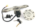 Honda VFR 800 FI RC46 [1999] - Set serrature con ponte forcella superiore, blocchetto di accensione, serratura sella, tappo serbatoio-1