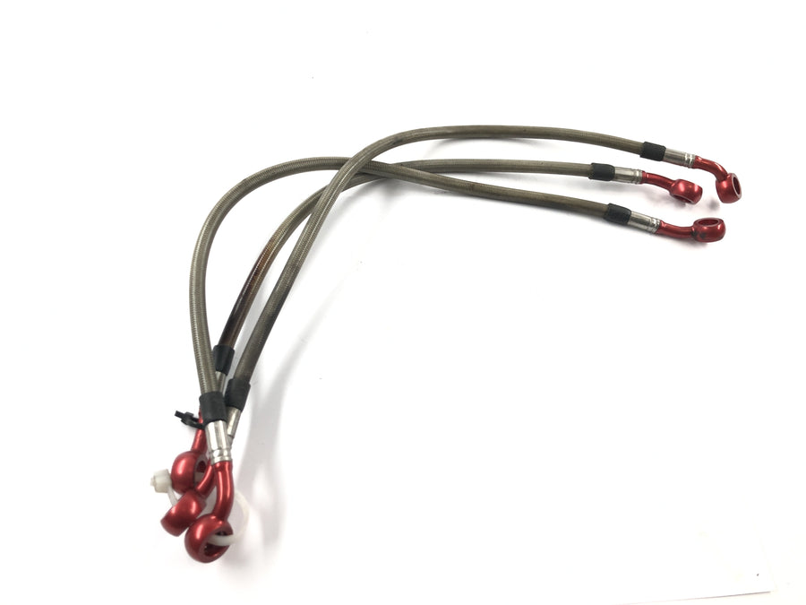 Kawasaki ZRX 1200 S ZRT20A [2001] - Set tubi freno in treccia d'acciaio anteriore
